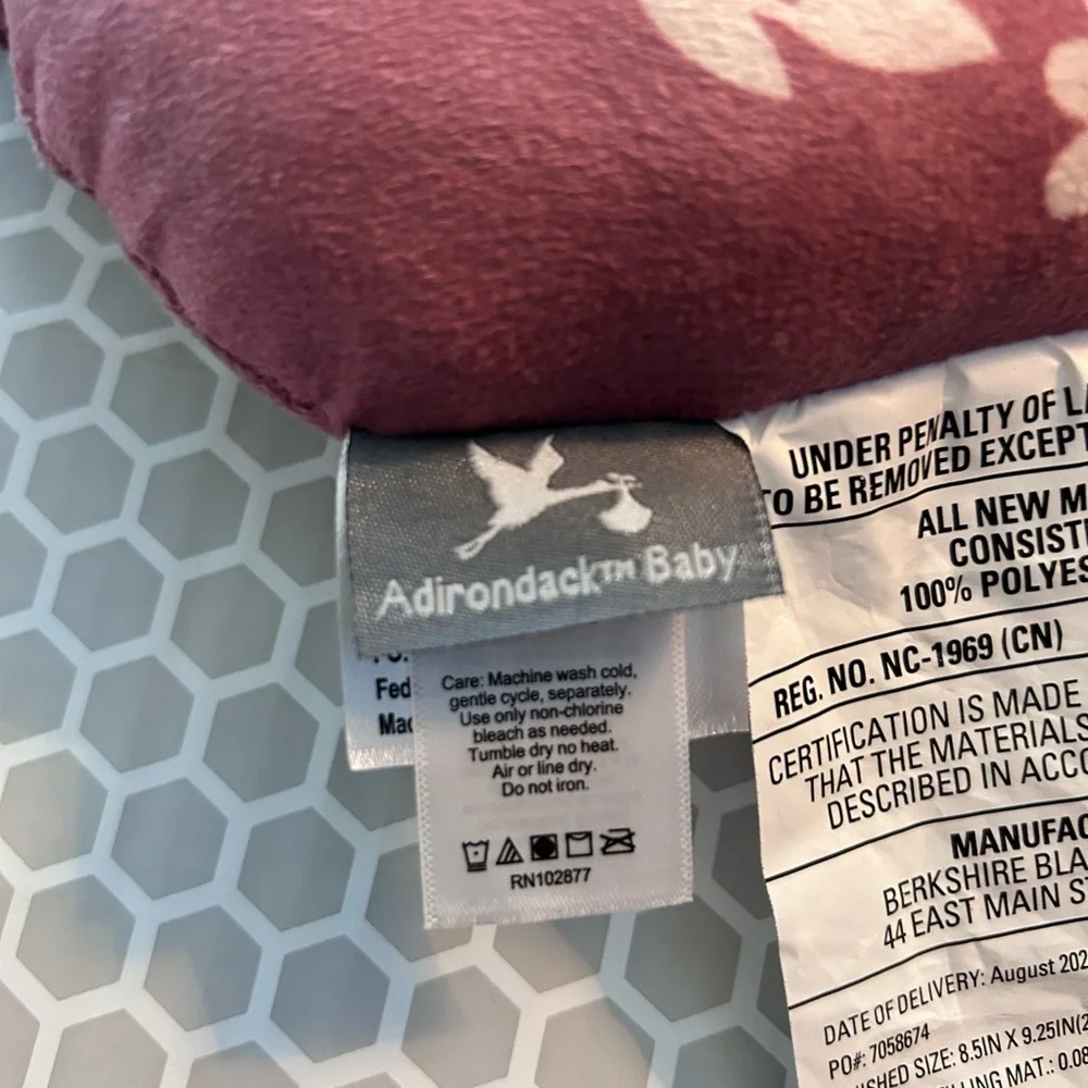 Adirondack Baby Unicorn Kids Neck Pillow - Pink and Cream Plush Travel Support